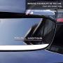 WEIWAN Fit Dual Motor Underlined Letters Emblem 3D Metal Car Rear Trunk Performance Sticker Badge Decal for Tesla Model 3 S X Y (Black)