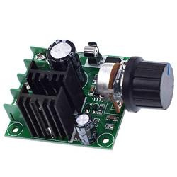 12V-40V 32V 10A Auto PWM DC Motor Speed Controller Regulator Governor with Knob Switch Volt Regulator Dimmer 400W Board Module