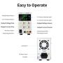 30V 5A DC Bench Power Supply Variable 3-Digital LED Display, Switching Lab Power Supply with Free Alligator Clip US Power Cord