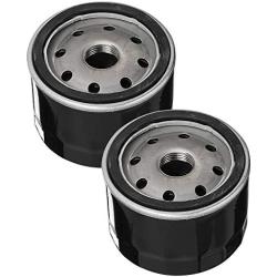HIFROM 951-12690 Oil Filter Compatible with MTD CR30 CLT38G CLT42G CLT42H 4P90HU 4P90HUA 4P90HUB Troy Bilt TB30 TB30R TB33LS TB42 Motor Lawn Mower Engine 751-11501 751-12690 (Pack of 2)