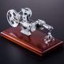 Sunnytech Hot Air Stirling Engine Mini Hot Air Motor Model Educational Kits FD01-HA001