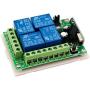 SUNDERPOWER 12v 4 Channel Wireless Remote Control Receiver Momentary Switch