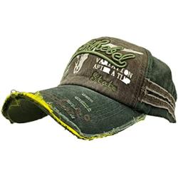 Blackreld South State Cotton Baseball Cap, Adjustable Snapback Dad Hat Cool Vintage Washed Low Profile Classic Summer Hats