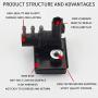 ZhengZ Wastegate Boost Solenoid with Vacuum Harness Compatible with 1999-2003 7.3L Powerstroke Diesel Ford Super Duty F-250 F-350 F-450 F-550,Replace# F81Z-6C673-AA,F81Z-9E498-DA