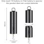 Ainiv Wind Spinner Motor, 30RPM Hanging Display Motor for Wind Spinner Ornament Hanging Decor Wind Chimes Baby Crib Mobile 1 D Battery or 3 AA Batteries Operated Motor with Parallel Battery Converter