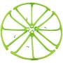 Upgraded Motors Three Blades Propellers Main Propeller Guard Bumpers Protectors for Hubsan H502E H502S Drone Replacement CCW CW with Metal Gears RC Quadcopter Spare Parts Set (Green)