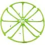 Upgraded Motors Three Blades Propellers Main Propeller Guard Bumpers Protectors for Hubsan H502E H502S Drone Replacement CCW CW with Metal Gears RC Quadcopter Spare Parts Set (Green)