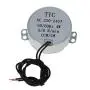 Fielect Synchronous Motor AC 220V 5-6RPM Turntable Motor CW/CCW Direction 4W TYC-50 Horizontal Hole Shaft