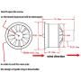 Flycolor EDF 50mm 4900KV 3S Maximum Thrust 770g 11 Blades Ducted Fan with RC Brushless Motor with ESC 40A(2~4S) Balance Tested for EDF RC Jet Airplane