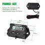 Yooreal Self-Powered Digital Tach/Hour Meter,Maintenance Hours,Waterproof for Lawn Tractor Generator Mini Bike Chainsaw ATV Outboard Motor Snowmobile