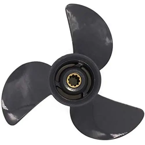 ARKDOZA 9 7/8x10 9 7/8x11 9 7/8x12 9 7/8x13 Aluminum Propeller for Honda Outboard 25-30HP 3 Blade 10 Tooth RH 9.9x10 9.9x11 9.9x12 9.9x13