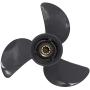 ARKDOZA 9 7/8x10 9 7/8x11 9 7/8x12 9 7/8x13 Aluminum Propeller for Honda Outboard 25-30HP 3 Blade 10 Tooth RH 9.9x10 9.9x11 9.9x12 9.9x13