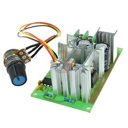 1200W 20A PWM DC Motor Speed Controller DC 10V-60V Adjustable Speed Control Switch 12V 24V Fan Motor Speed Regulator Governer