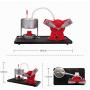 Sunnytech Mini Hot Live Steam Engine Model Hot Air Stirling Engine Motor Model V-Type-SC010