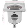 QuliMetal Grill Auger Motor, Grill Induction Fan, Fire Burn Pot and Grill Hot Rod for All Traeger Wood Pellet Grills
