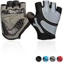 Cycling Gloves Bicycle Gloves Padded Breathable Half Finger Gloves Road Mountain Bike Riding Gloves for Men and Women Motorcycle Outdoor Gloves