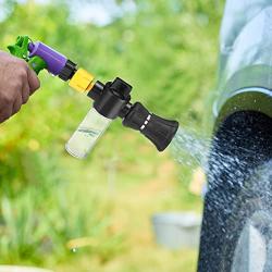 Boat Engine Flush Mixer and Garden Hose Nozzle Water Hose Mixer for Salt Remover Solution Ideal to Flush Outboard and Inboard Engines Connects with Garden Hose, Spray Nozzle, Engine Flusher