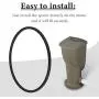 Replacement Motor Seal Gasket for Summer Waves SFX600 & SFX1000 Filter Pumps P58147800