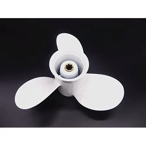 SouthMarine Aluminum Propeller 8 1/2 x 7 1/2-N for Yamaha 6hp 8hp 9.9hp F6 F8 F9.9 Boat Engines 6G1-45943-00-EL 6G1-45943-00-00 8.5x7.5