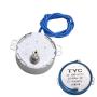 Homeswitch Metal TYC-50 Double Flat Shaft CW/CCW Undirectional Speed Reduction Synchronous Motor AC110V 15-18RMP Silver