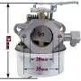 Carburetor fits Tecumseh HSSK50-67368M HSSK50-67368P HSSK50-67368R HSSK50-67368S