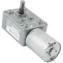sourcing map Turbo Worm Geared Motor DC 12V 2RPM 6mmx13mm D-Shape Shaft Electric Power Silver Tone