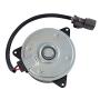 HENYAS Cooling Fan Motor Replacement Radiator/Condenser/A/C, Complate with 2003-2007 Honda Accord, OEM 19030-RCA-A01.