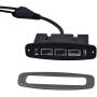 7 Pin 7 Button Hand Controller Electric Power Switch Handset for Recliner and Lift Chair Replacement Parts with USB Control 3 Actuators
