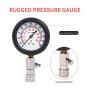 8PCS Compression Tester Kit 0-300 PSI Petrol Gas Engine Cylinder Pressure Gauge Automotive Tool for Motorcycle Car Truck
