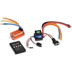 Jimi 540 3100KV Sensorless Brushless Motor & 60A Brushless ESC with 6V/3A BEC & LED Programming Card Combo Set for 1/10 RC Car