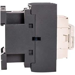 Shopcorp 30 Amp, 3 Pole Normally Open and Auxiliary 1NO/1NC Contactor – Motor Load 32A and Lighting Load 50A | IEC 660V, 110-120VAC Coil with Mounting Base for DIN Rail