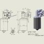 Fielect DC 24V 50RPM Reversible Worm Geared Motor Electric Gear Motor High Torque Turbine Worm Gear Box Motor, Right Threaded Shaft GW70105