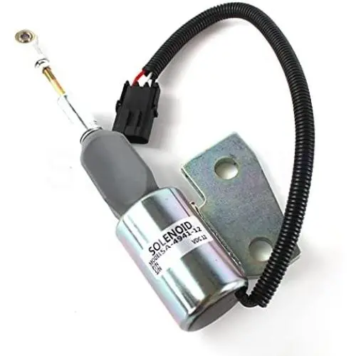 Valve Solénoïde d'arrêt 12V - SINOCMP Cut Down Solénoïde pour Cummins 4BT Case 550h Dozer Diesel Engine Shutdown Solenoid - Garantie 3 Mois Valve Solénoïde d'arrêt 12V - SINOCMP Cut Down Solénoïde pour Cummins 4BT Case 550h Dozer Diesel Engine Shutdown Solenoid - Garantie 3 Mois