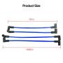 4 Wire Set Marine Spark Plug Wire Lead, Fits for Johnson Evinrude 90 115 HP, Outboard Engines OE Replacement 18-8839 9-28092, Premium Ignition Spark Plug Wire Set