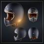 Royal H01 Full Face Motorcycle Helmet - Multi Size & Colors | Retro - Elegant - Unique Design | Classic Style for Adult Women - Men | DOT Approved