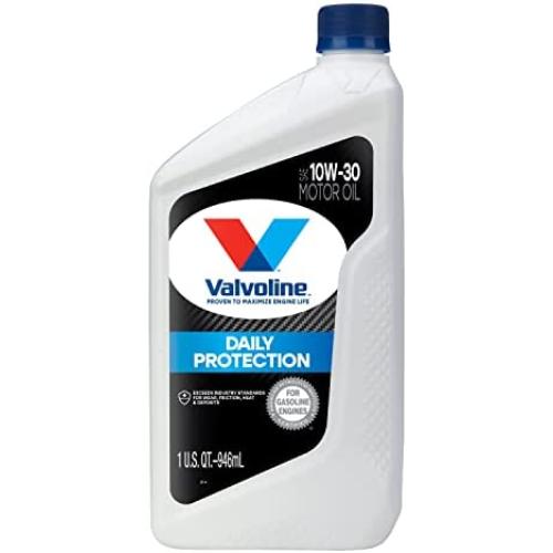 Valvoline Daily Protection SAE 10W-30 Synthetic Blend Motor Oil 1 QT