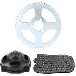 Rear Sprocket Chain, Aluminum Alloy Motorcycle Chain, T8F Chain 6T Gear Box Rear Sprocket Mini Moto Chain for Mini Motorcycle 47cc 49cc