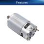 Heyiarbeit 21000RPM Electric Motor with 9 Teeth Gear Dc Motor 12V for Various Cordless Electric Hand Drill Rechargeable Electric Drill