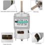 775 DC Motor, DC 24V/20000RPM 80W High Speed Low Noise High Torque Motor Extension Shaft Motor(24V20000RPM)