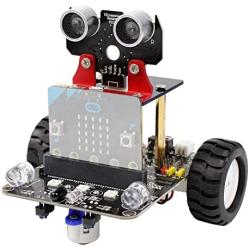 Yahboom BBC Micro:bitV2.2 V2 V1.5 Coding Robot Car Kit STEM Education for Kids to Programmable DIY Toy for 12+ (Without Micro:bit)