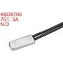 uxcell KSD9700 Thermostat, 75℃ Normally Open Temperature Switch Thermal Switch, N.O 5A Metal Temperature Controller 2pcs