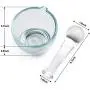 Ultrassist 4oz Glass Mortar and Pestle Bowl, Medicine Grinder and Mixer for Pharmacy or Science Lab