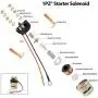 1PZ MO5-S01 Starter Relay Solenoid Replacement for Yamaha Waverunner 500 650 700 GP1200 GP760 SJ650 WJ500 Mercury Outboard 30hp 40hp 50hp