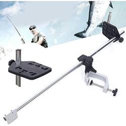 Fetcoi Universal Portable Transducer Bracket, Rotatable Fish Finder Mount Rack Stand for Boat Canoe Kayak Fishing Accessories