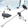 Fetcoi Universal Portable Transducer Bracket, Rotatable Fish Finder Mount Rack Stand for Boat Canoe Kayak Fishing Accessories