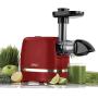Omega H3000RED Cold Press 365 Juicer Slow Masticating Extractor Creates Delicious Fruit Vegetable and Leafy Green High Juice Yield and Preserves Nutritional Value, 150-Watt, Red