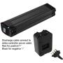 Jieoto E-Bike Li-Ion Battery 36V/48V 10AH 13AH 15AH 20AH Electric Bicycle Battery with Charger and BMS Protection Board for 250W 350W 500W 750W 1000W Motor