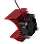 Mxfans Red Aluminum Alloy Motor Heatsink with Fan N10095 for RC 1:10 Car 540 550 Motor Heat Sink