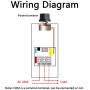 uniquegoods AC 110V 120V 220V 230V 10000W High Power SCR Motor Speed Controller Voltage Regulator Dimming Attemperation Thermoregulation Board