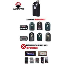 2 for Intellicode Genie&Overhead Door GIT-3/ACSCTG Type 3/ACSCTO Type 3/OCDTR-3/Gitr-3 Garage Door Opener Remote